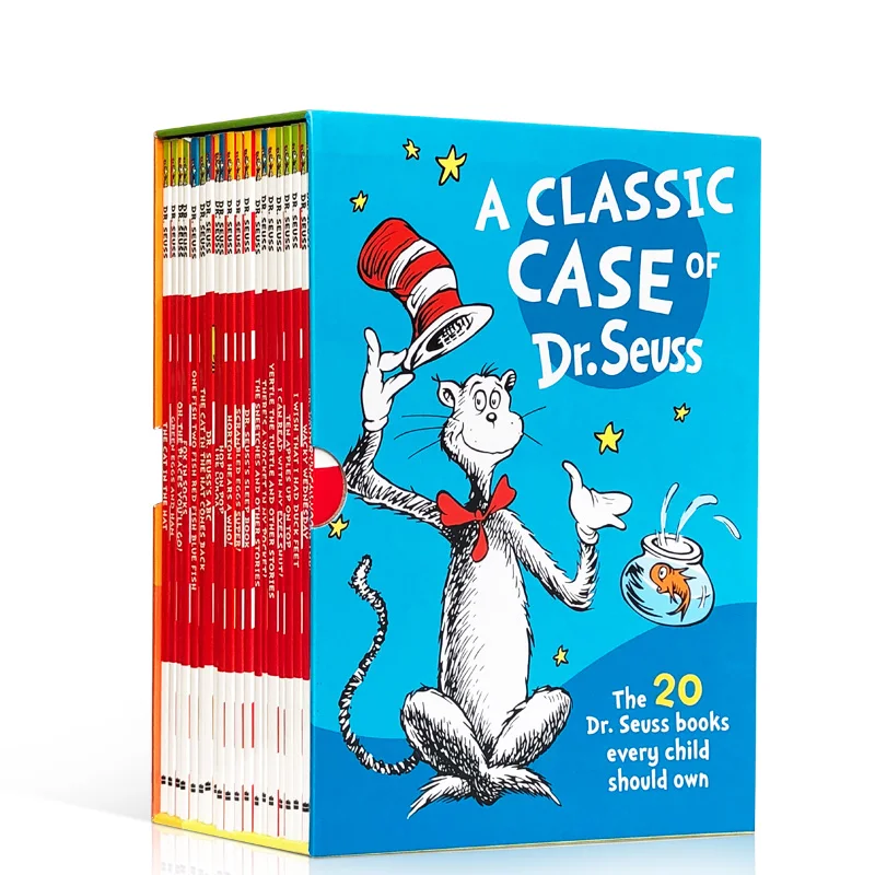 5 Books/Set A Classic Case of Dr. Seuss Children Fun Interesting English Picture Story Book 3-11 Years Kids Learning Toys