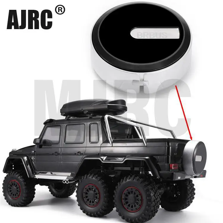 

Backup Tire Cover Spare Tire Cover For 1/10 Analog Climbing Car Scx10 Axial D90 90046 Trx-4 G500 Trx-6 G63