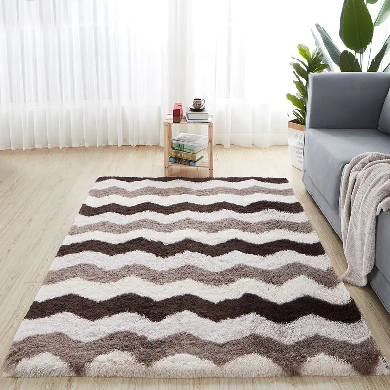 Fluffy Rugs For Room Decor Nordic Style Bedroom Study Washable Non Slip Mats Home Modern Large Living Room Cheap Carpets 160x230