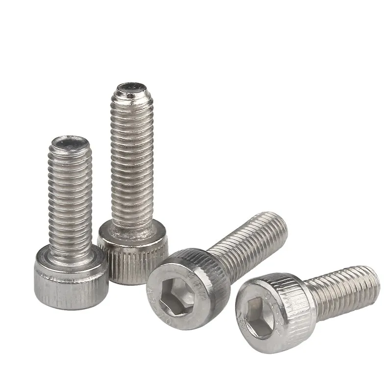 10/50pcs M2 M2.5 M3 M4 M5 304 A2 Stainless Steel grade 12.9 DIN912 Hexagon Hex Socket Head Cap Allen Bolt Screw L=3-20mm