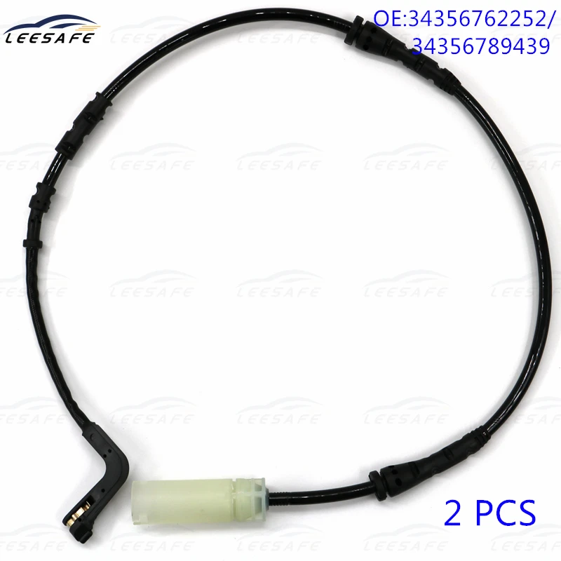 2PCS Front Brake Pad Sensor 34356762252 34356789439 for BMW E81 E87 E88 E90 E92 320 325 318 120 Brake Pad Wear Warning Sensor