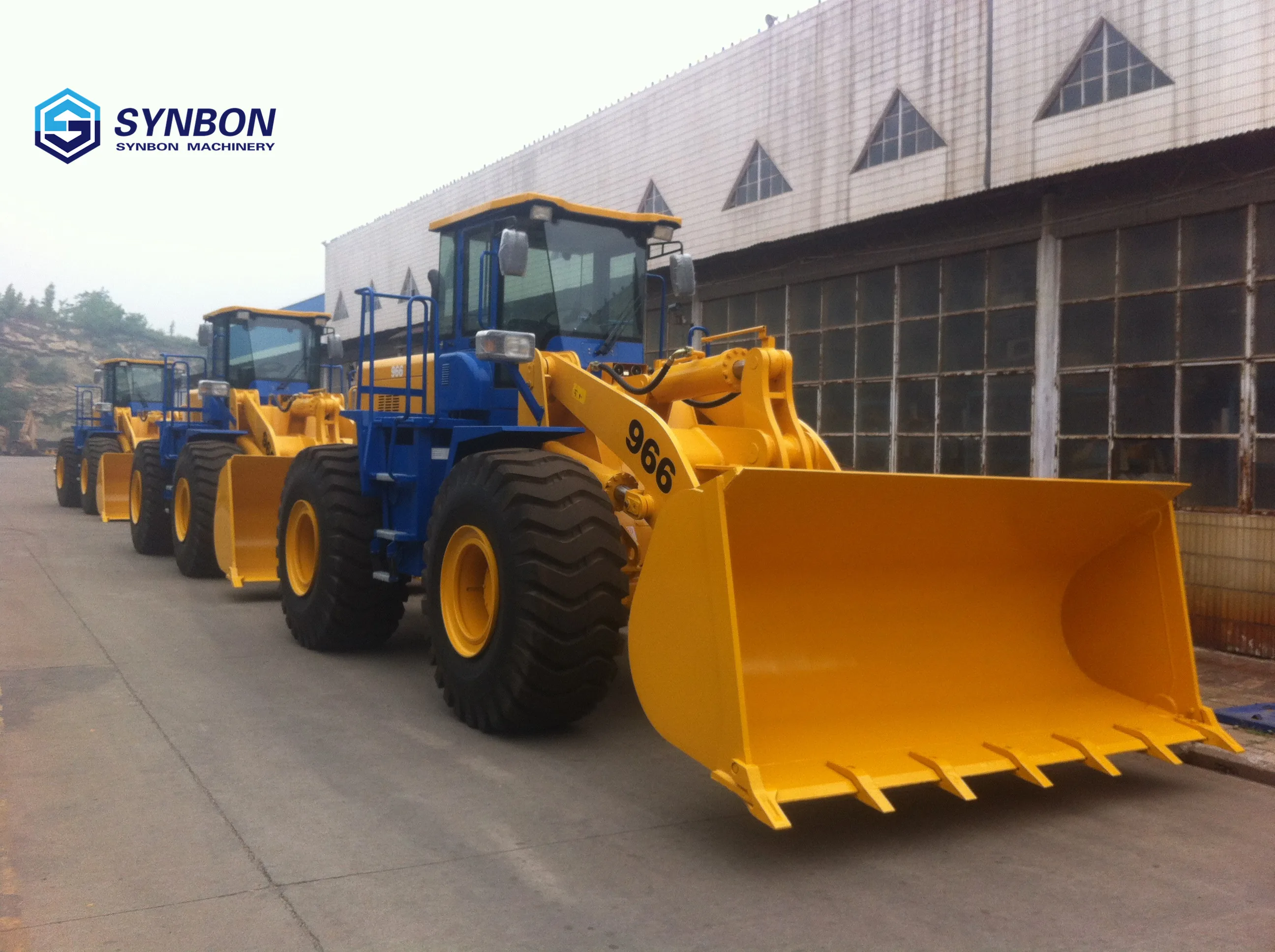 SYNBON New 6 ton Wheel Loader CE Front Shovel Hydraulic  Building Loader Constraction Machine SY966