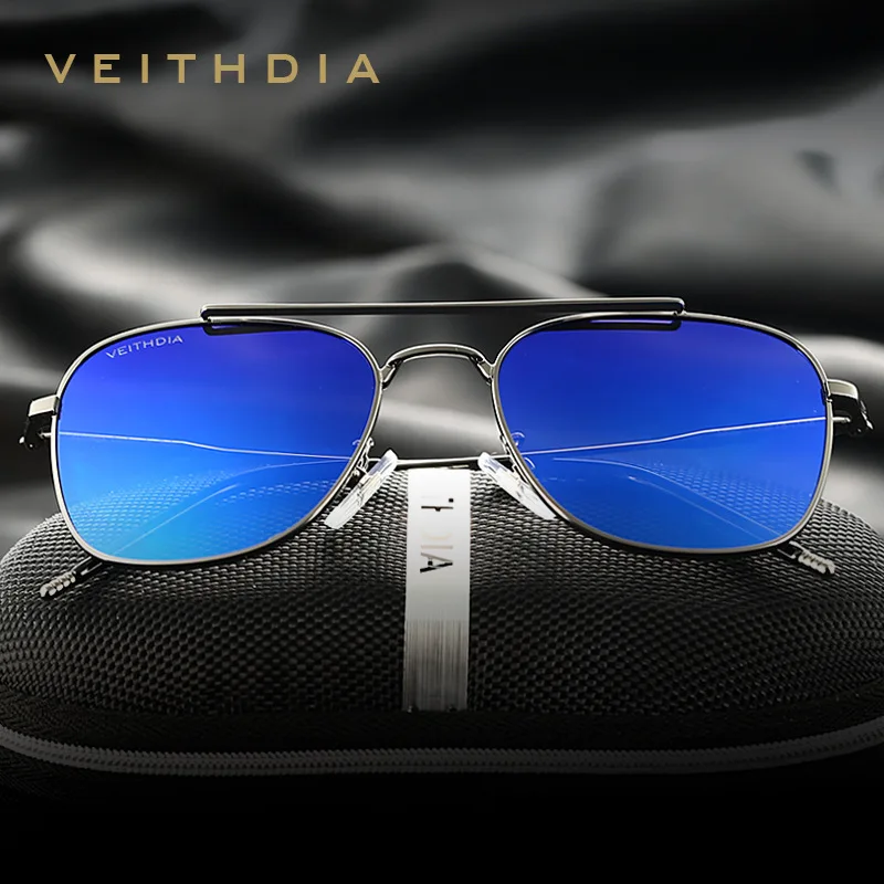 

VEITHDIA Women Sunglasses Men Unisex Classic Luxury Brand Alloy Polarized UV400 Fashion Vintage Eyewear Male Sun Glasses V3820