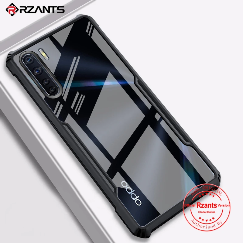

Чехол Rzants для OPPO A91, Reno 3, Reno 4, 4 Pro, OPPO Reno 5, 5 Pro, жесткий противоударный тонкий прозрачный чехол