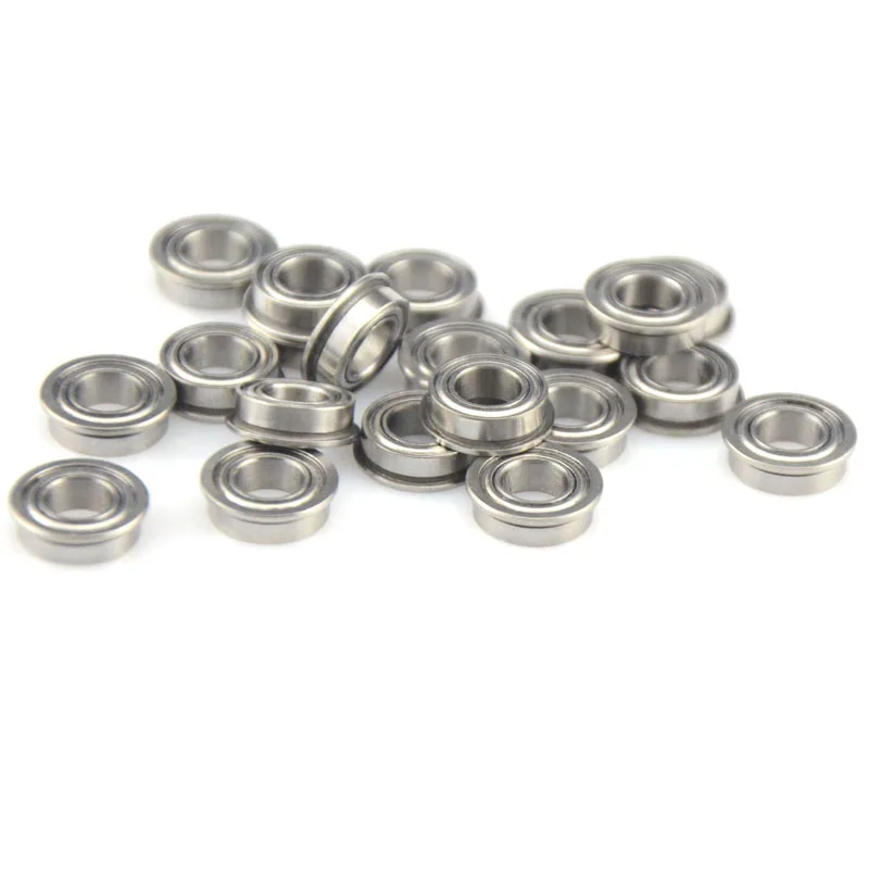 200pcs/lot Flanged bearing  MF95ZZ   LF950ZZ 5*9*3mm  miniature flange deep groove ball bearing  5x9x3  mm