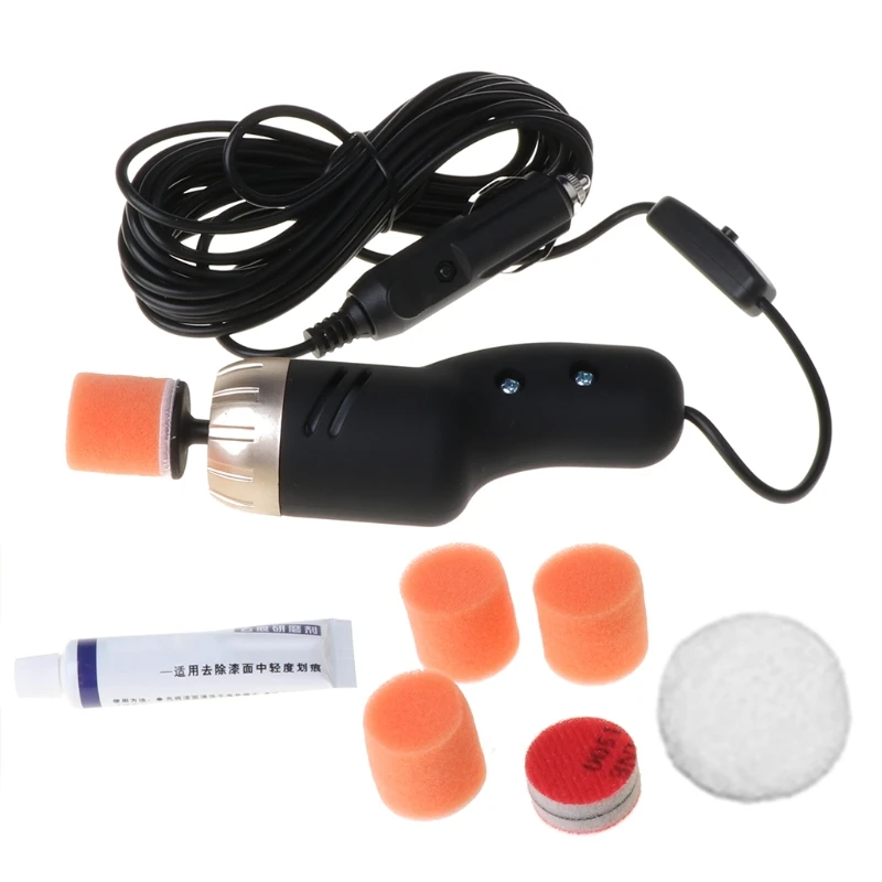 

1 Set Car Electric Polisher Cleaning Polishing Waxing Machine Portable Automobile Surface Scratch Repair Auto Care Tool