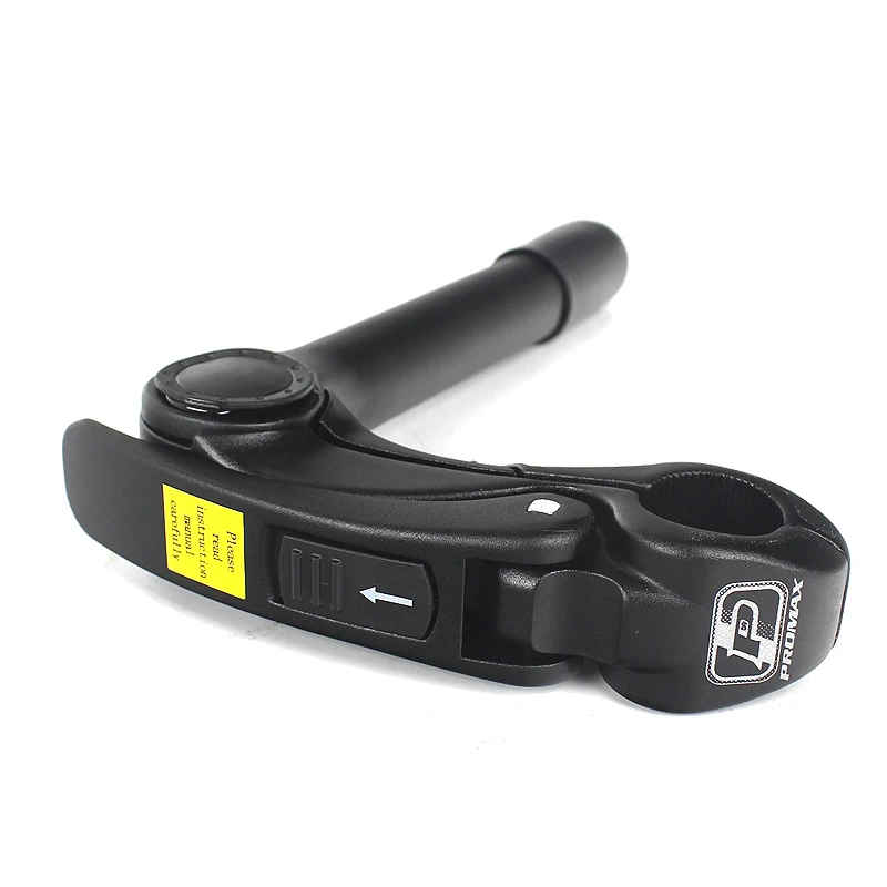 PROMAX 25.4mm Adjustable 90Degree Aluminum Alloy Gooseneck Heightening Handle Traveling MTB Road Bicycle Accessories
