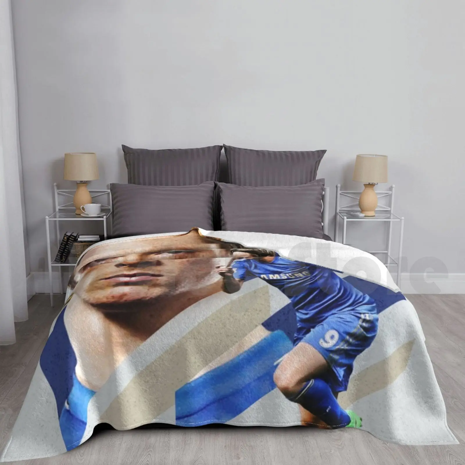 El Nino / Blues Vincente Blanket Fashion Custom Fernando Torres Londra London Spain Star Football