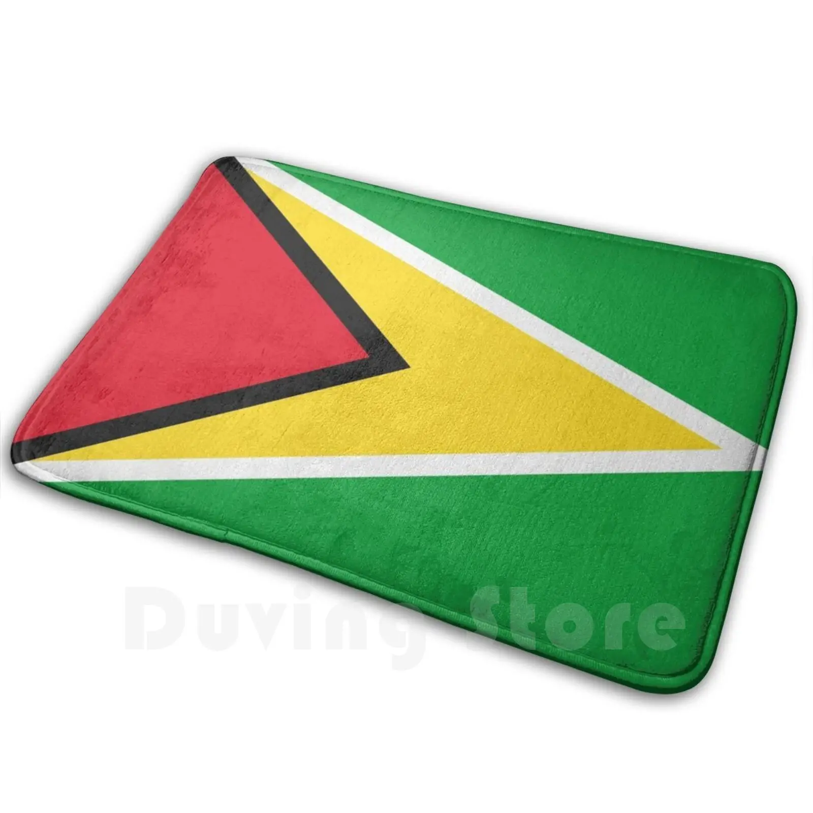 Guyana Flag Carpet Carpet Mat Rug Cushion Soft Non-Slip Cute Guyana Colour Flag South America Caribbean Represent