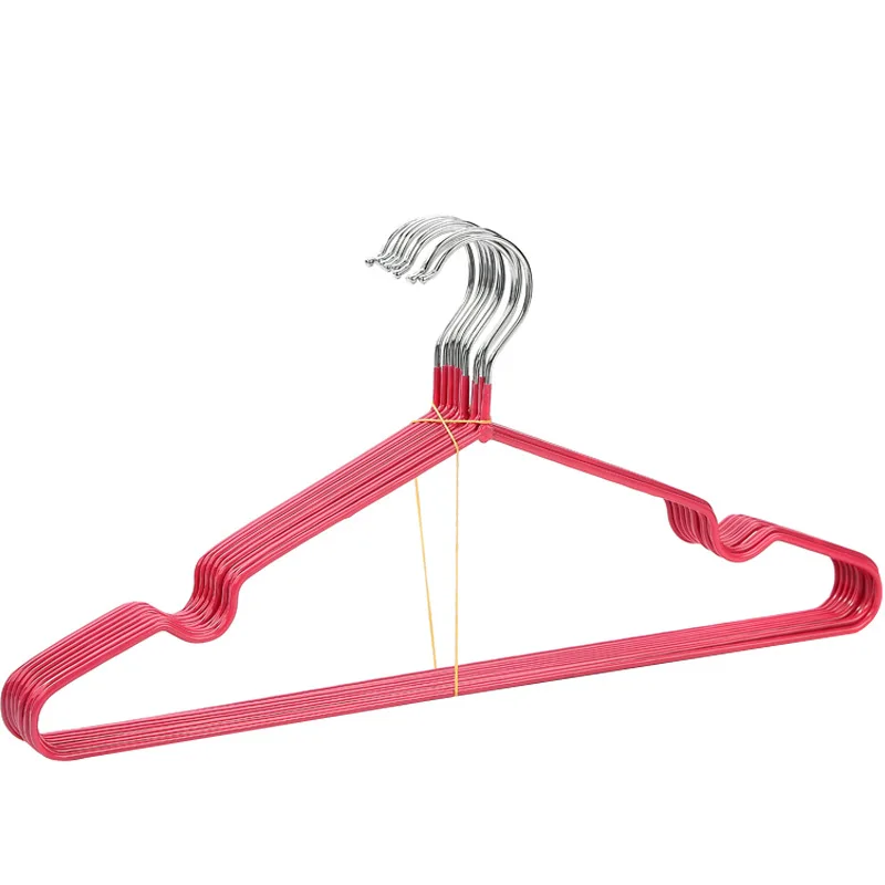 Children Clothes Hanger Toddler Baby Coat Metal+PVC Non-Slip Clothes Drying Rack Household for Kids Clothing Organizer Hook