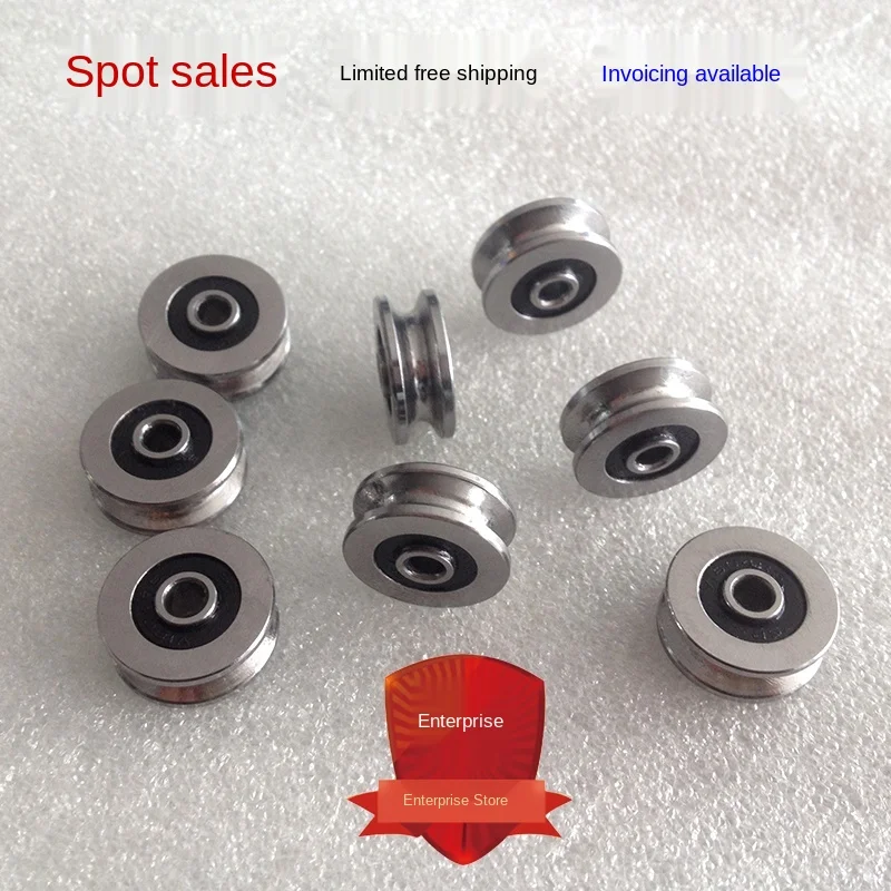 Qipang High Quality Standard Stainless Steel Bearing V1804RS U624RS Wire Spare Straightening Wheel Guide Roller