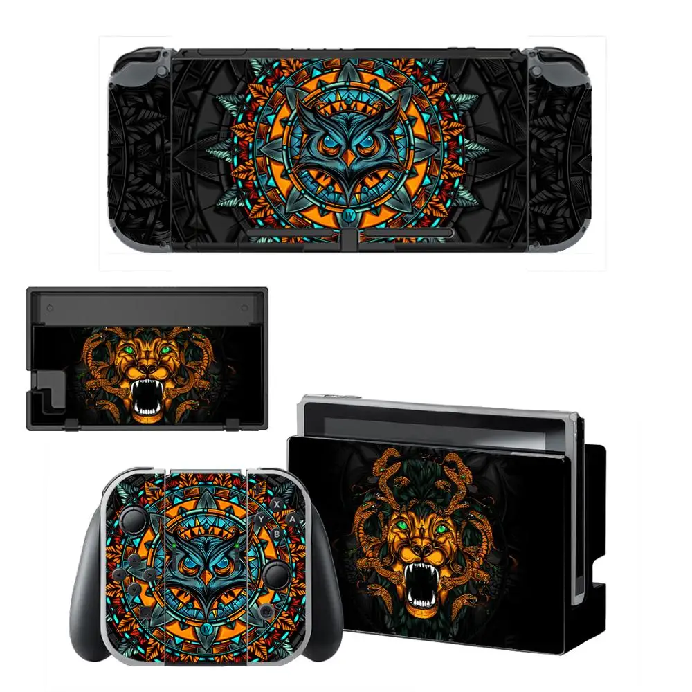 Tijger Leeuw Nintendo Switch Skin Sticker Nintendoswitch Stickers Skins Voor Nintend Switch Console En Vreugde-Con Controller Vinyl