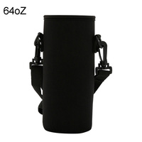 Hot Waterproof Bottle Covers Water Bottle Bag Case Holder Carrier Sleeve Covers Insulated Bag Pouch Shoulder Strap Cover