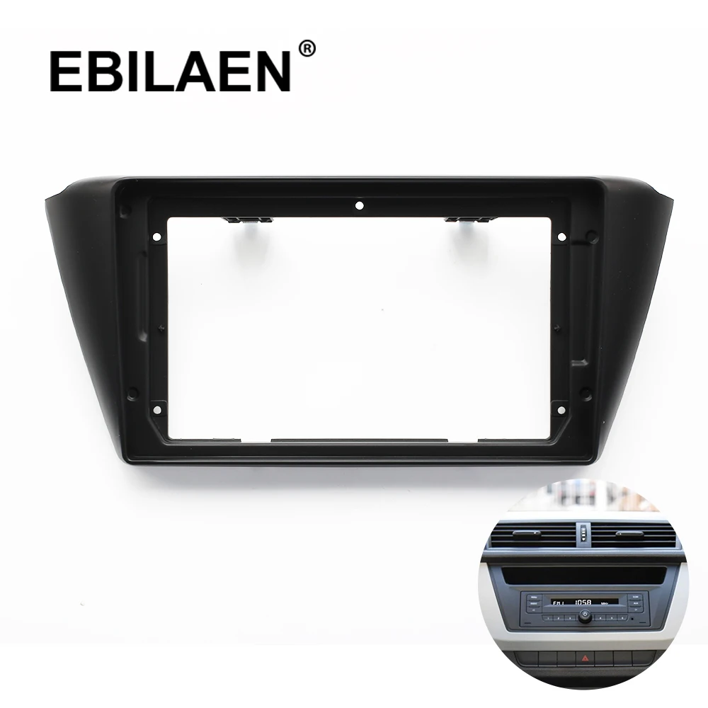 

9 Inch Car Radio Fascias Frame For Skoda Fabia 2015 2016 2017 2018 2019 Panel Dashboard Installation Trim GPS DVD Accessory