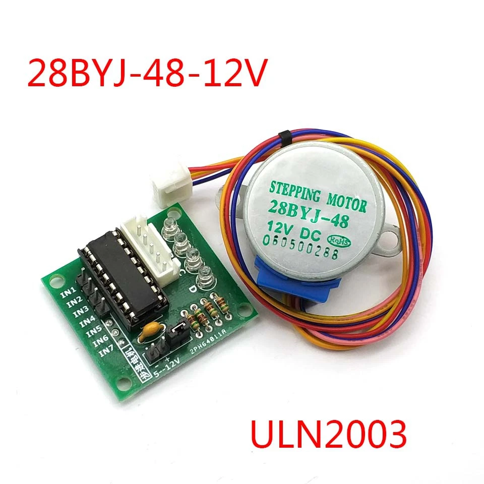 28BYJ-48 12V 4 Pha DC Bánh Răng Động Cơ Bước + ULN2003 Lái Xe Ban Cho Uno DIY