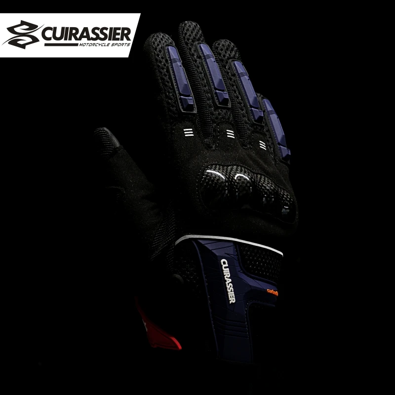 Cuirassier TX200 Motorcycle Full Finger Gloves Protective Gear Racing Touchscreen Bike Riding Motorbike Moto Motocross Gloves