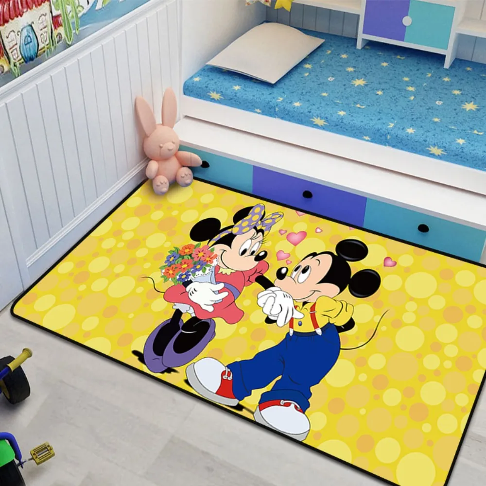 Disney Children Playmat Door Mat Floor Carpet for Living Room Mary Cat Rug Anti-Slip Doormat Home Decor Activity Mat 100x200cm