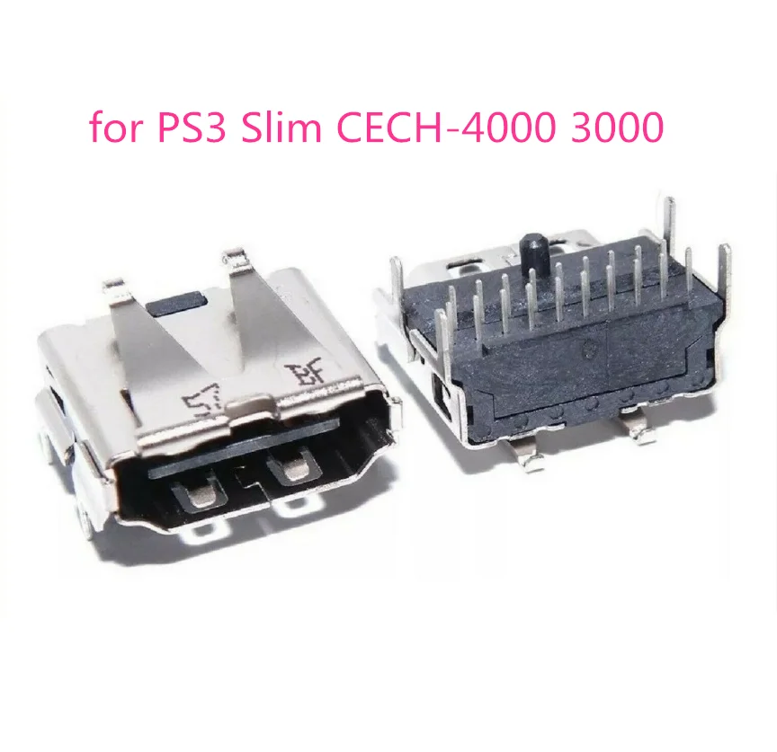 1PCS 2PCS HDMI-compatible Port Socket Interface Connector for Playstation 3 PS3 Slim 3K 4K CECH-4000 3000