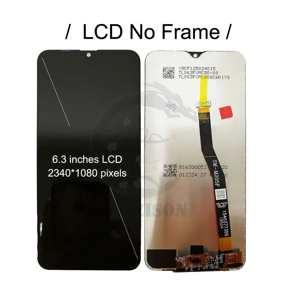 M205 LCD Display For Samsung Galaxy M20 LCD SM-M205F/DS M205FN lcd With Frame M205G M205M Screen Touch Sensor Digitizer Assembly