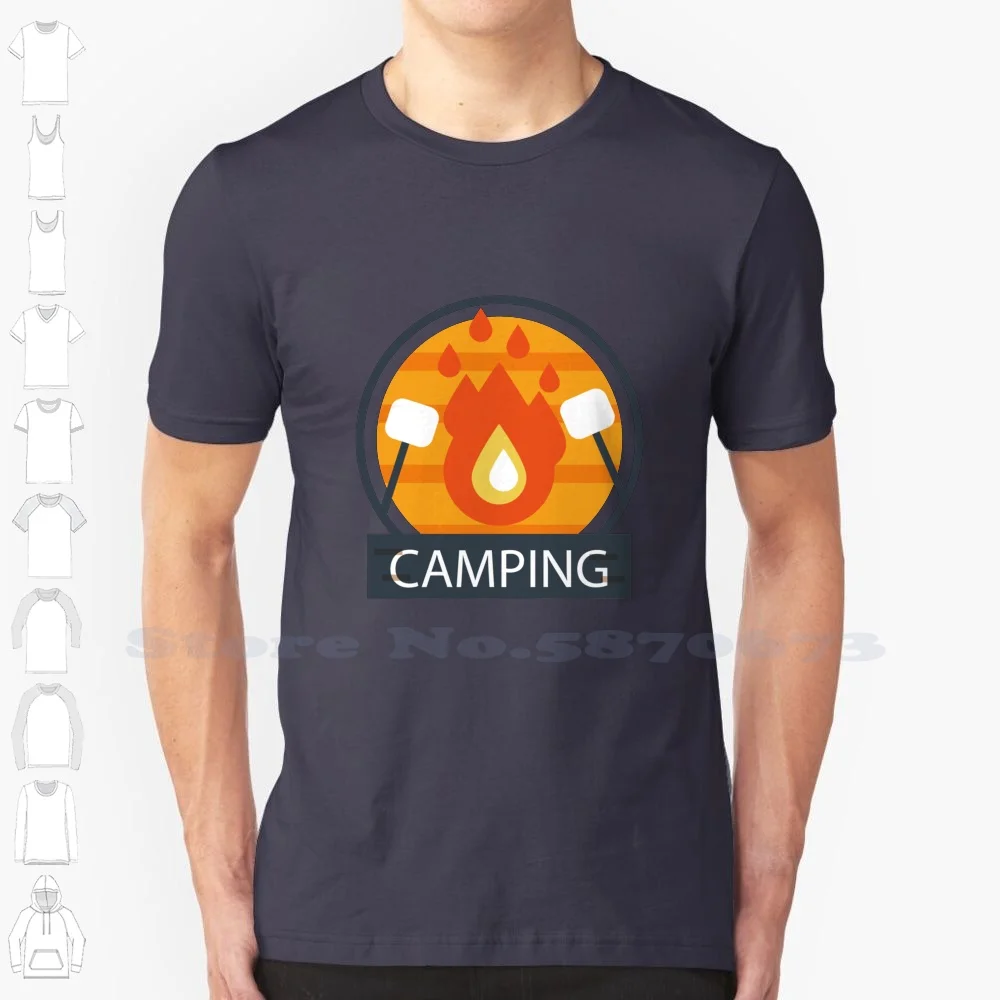 Camping Scouting 100% Cotton T-Shirt Matt Foley Hunting And Fishing New Zealand Camping And Tramping Camping World Camping Near