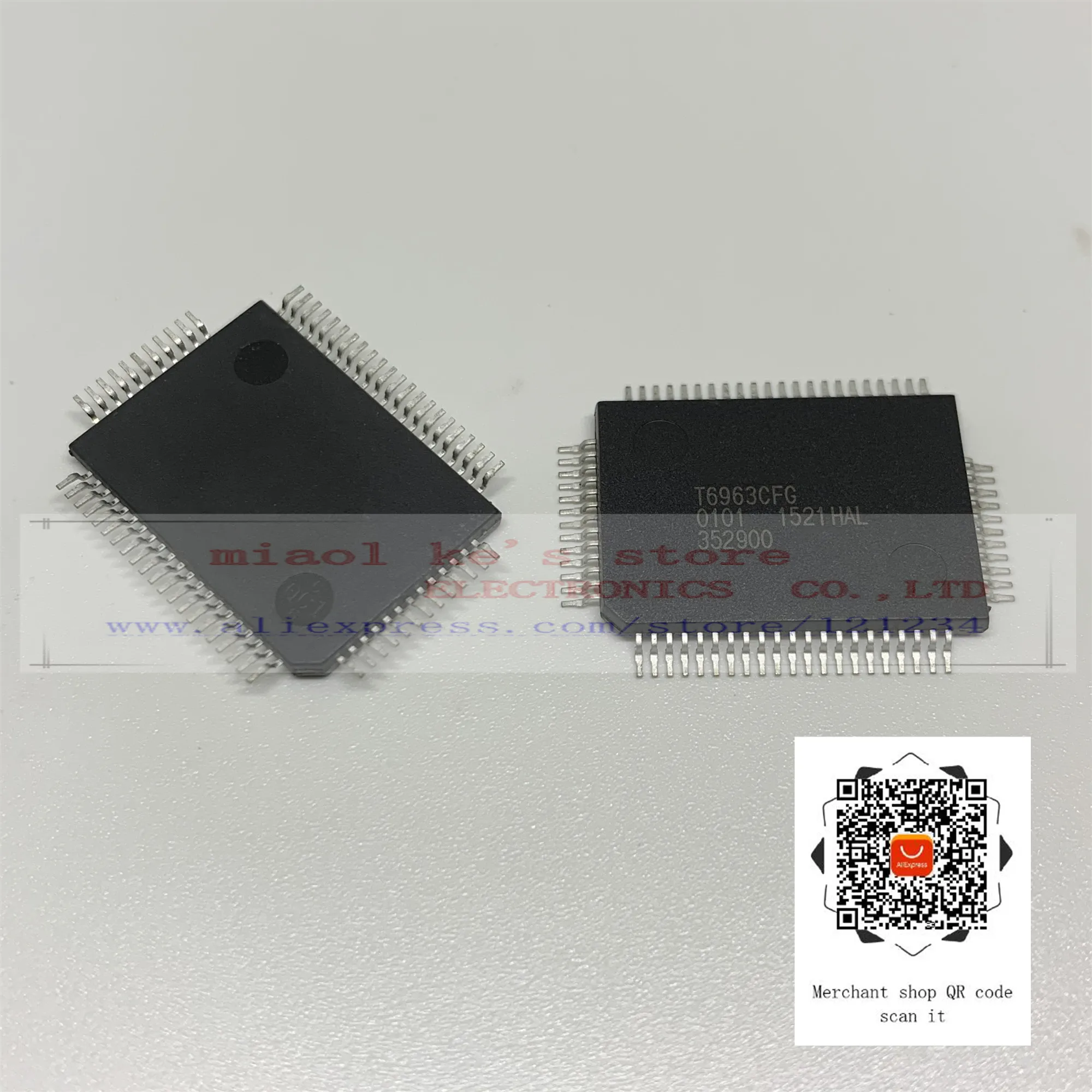 [5pcs]100%New original; T6963CFG-0101 T6963CFG 0101 T6963C T6963C-0101 QFP67 - IC liquid crystal control chip