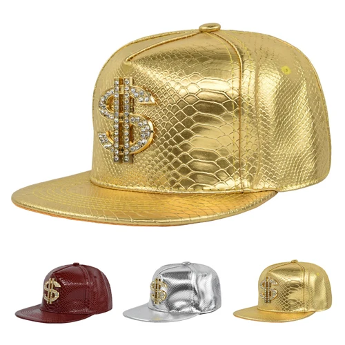 Imagen 1 del producto Gorra de Hip-hop con etiqueta de metal de la cruz de Jesús, gorro de ala plana de baile callejero, gorra ajustada de Hip Hop, gorra de marea juvenil