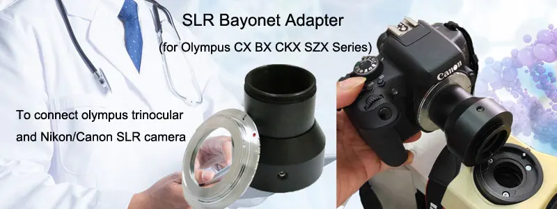 Trinokulares Mikroskop CCD-Adapter BH2 Trinokular-Schnittstellen-Konvertierungsbasis für Olympus Biological Stereo AX BX CX MX CX2 BX2 SZX – Detail 9