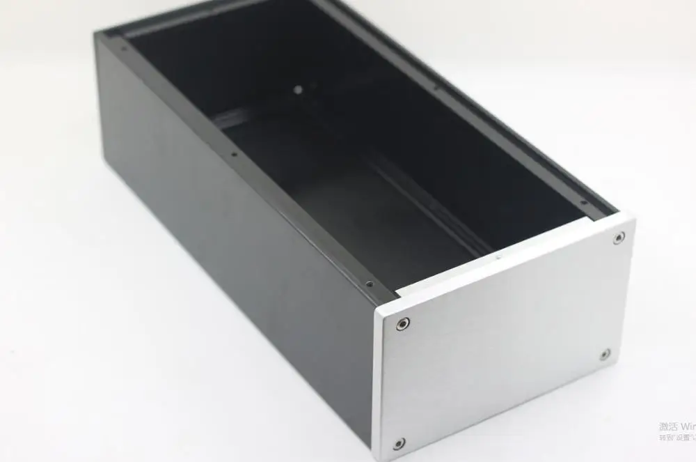 แหล่งจ่ายไฟเครื่องขยายเสียงแชสซี DIY อลูมิเนียมขนาด310*148*92มม