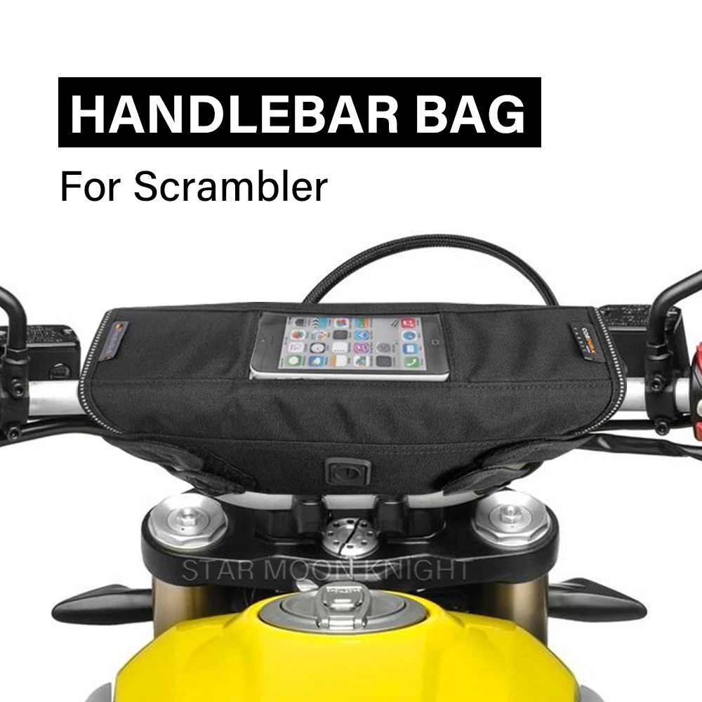 

Motorcycle Accessories Waterproof Bag Storage Handlebar bag Travel Tool bag For Ducati Scrambler 1100 Full Throttle Icon Dark