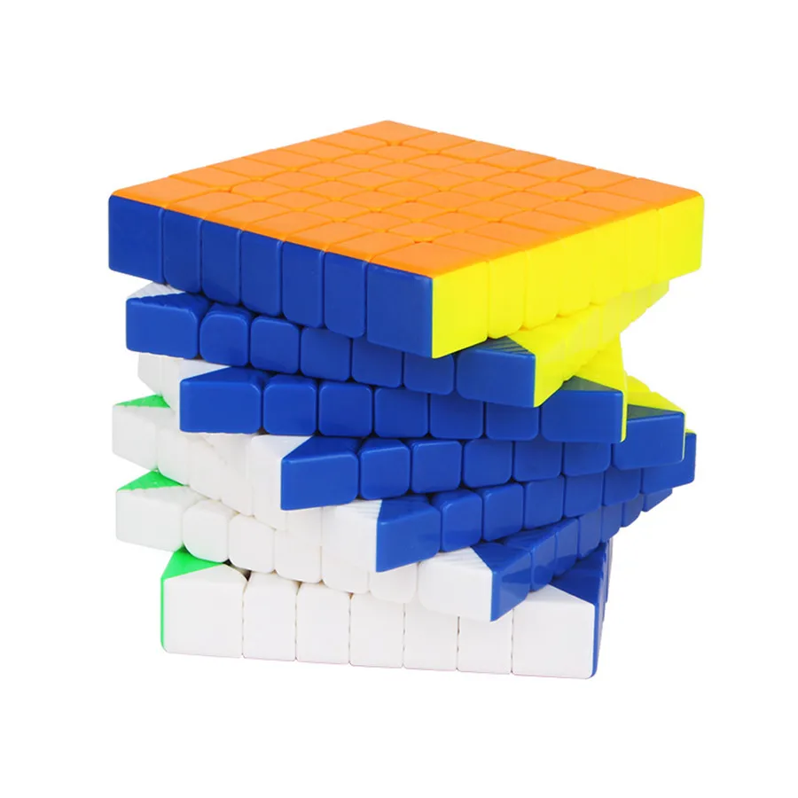 Yuxin hays cubo mágico magnético 7x7x7, brinquedos educativos, zhisheng, cubo mágico com velocidade profissional 7x7