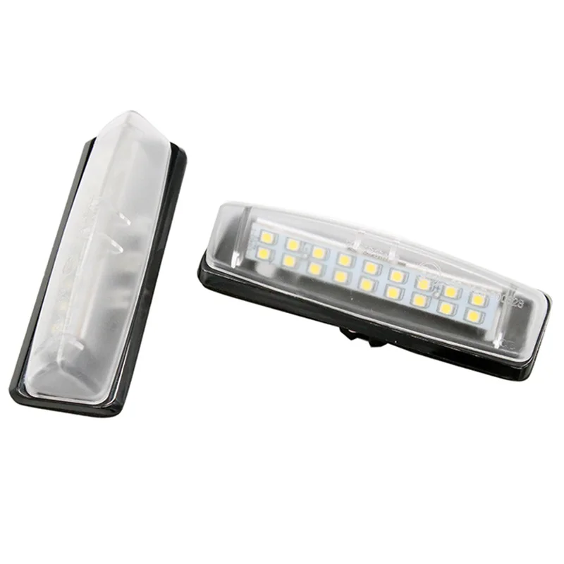 2pc Car Accessories Special Car License Plate Light Lamp For Toyota echo 4d 1999-2005 canbus error free