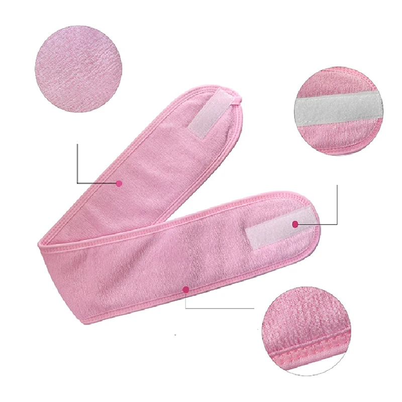 Einstellbare Breite Haarband Yoga Spa Bad Dusche Make-Up Gesicht Waschen Kosmetische Stirnband Für Frauen Damen Machen Up Haar Band Zubehör