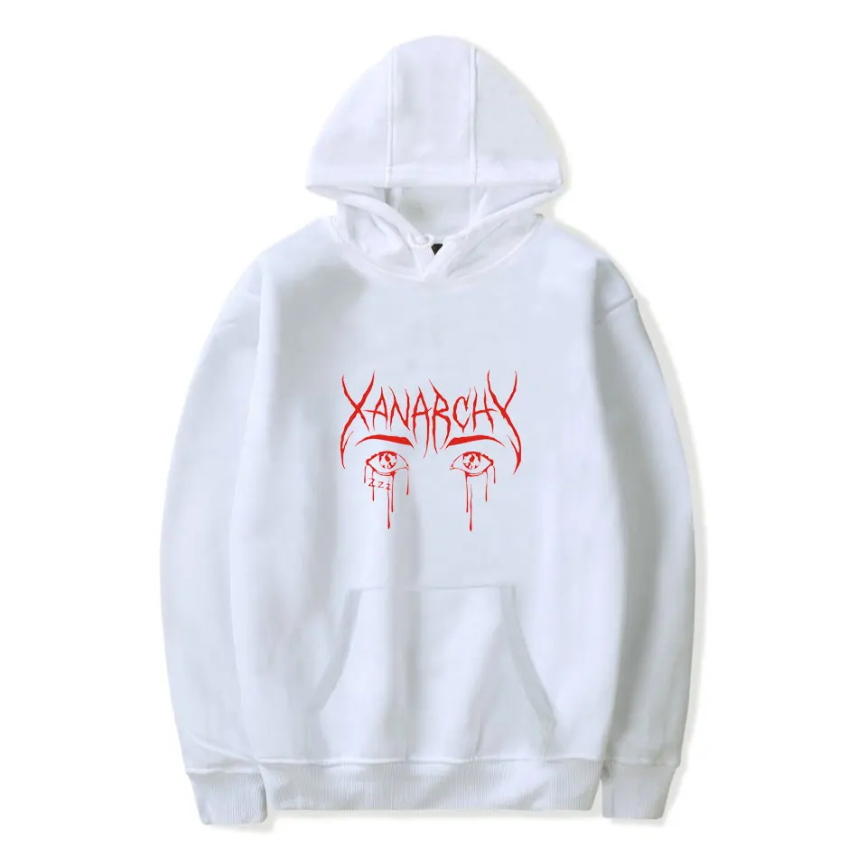 

Popular Lil Xan Xanarchy 3D Hoodie Pullovers Men Women 3D Hoodie Pullover Cotton Sweatshirts Street Fashion Design Print Pullove