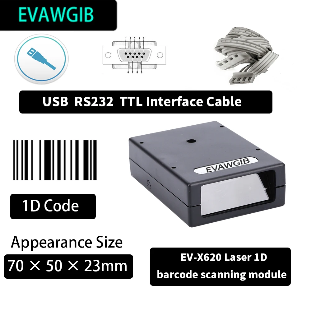 evawgib ev x620 laser 1d modulo de digitalizacao de codigo de barras fixo ev x821t cmos 2d mini tamanho modulo de digitalizacao de codigo de barras 01