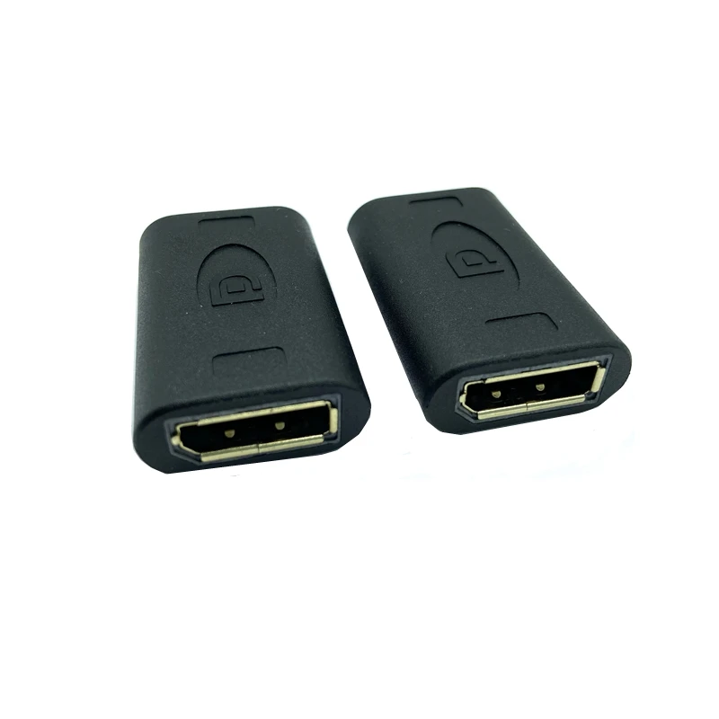DP to DP DisplayPort Female to Female Adapter Connector Coupler Extender Tool Compatible with all DP Male Cables
