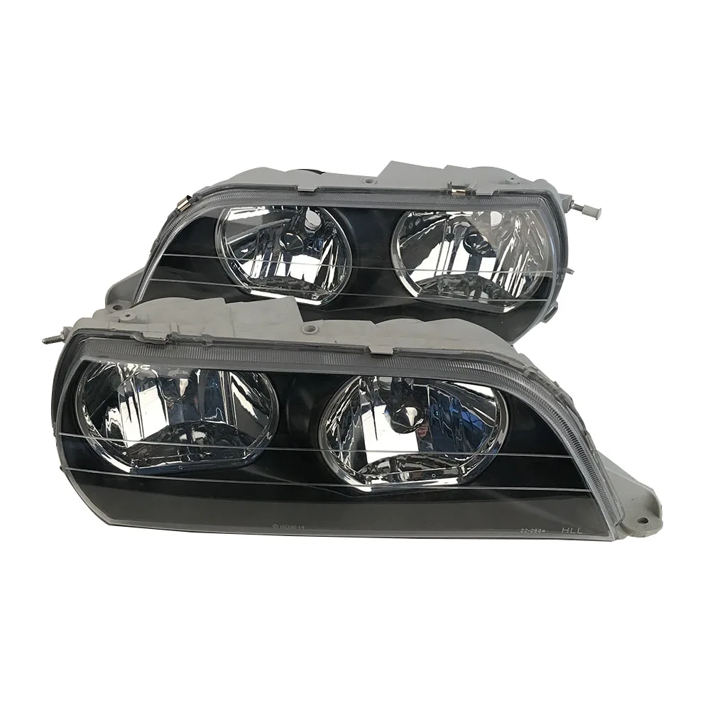 A pair Car Crystal Head lamp For Toyota CHASER GX100 JZX100 1996-1999 Headlights