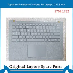 Original  Topcase Assembly For Microsoft Surface Laptop 1 2 1769 1782 Keyboard with Backlit Trackpad  Sliver Platinum Black