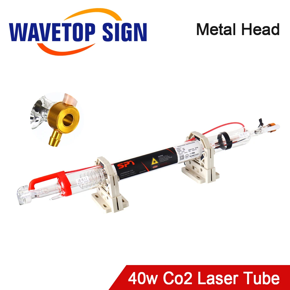 

WaveTopSign Co2 Glass Laser Tube 720mm 40W Glass Laser Lamp for CO2 Laser Engraving Cutting Machine