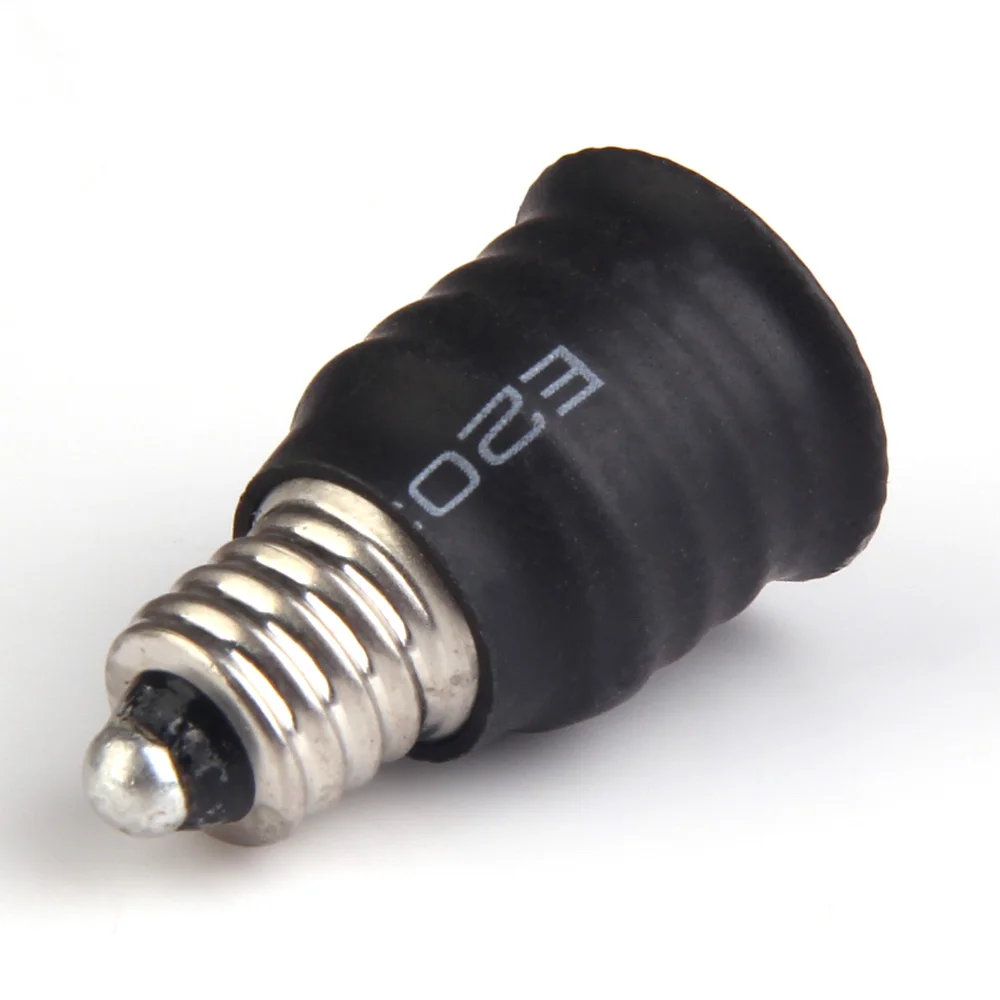 New E10 to E14 Base LED Light Lamp Bulb Adapter Converter Screw Socket Durable, stable and easy to use