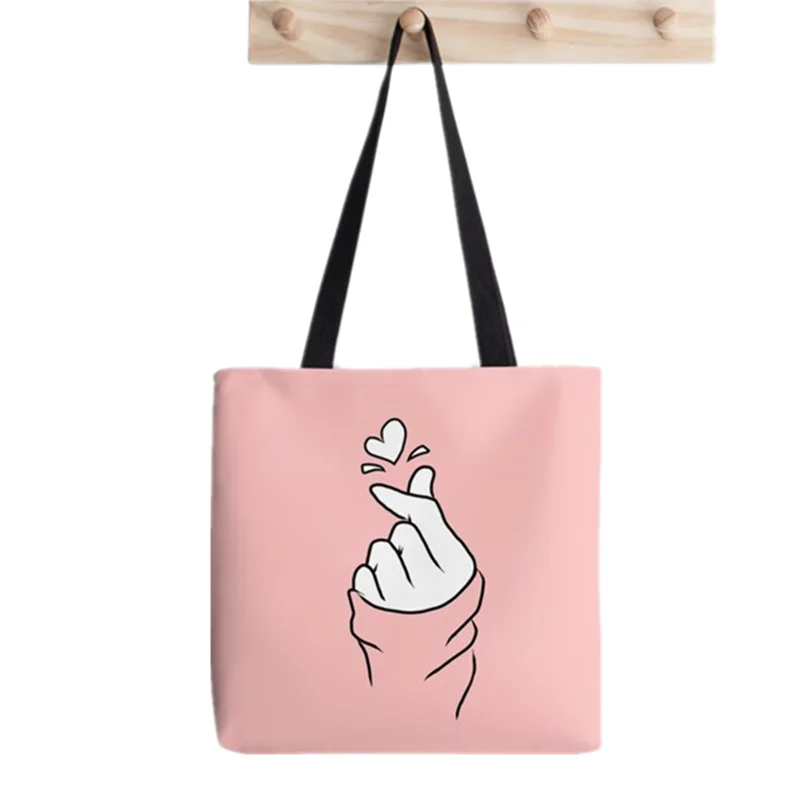 Shopper dark wild forest mushrooms Printed Tote Bag women Harajuku shopper handbag girl Shoulder shopping bag Lady Canvas Bag