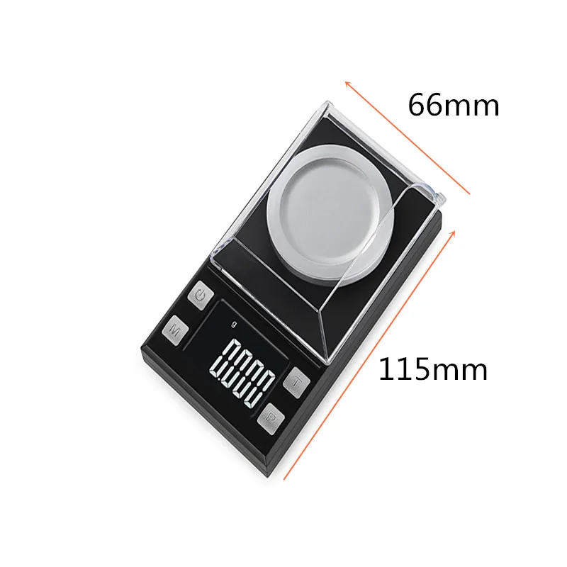 100g/50g/20g Mini Digital Waage Hohe Genauigkeit 0,001 Taschenwaage Schmuck Gold Gramm Balance Gewicht für Heilkräuter Labor – Detail 6