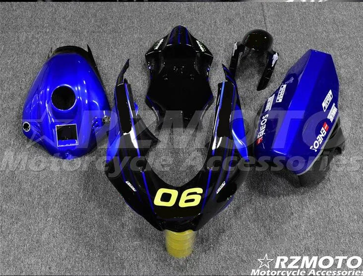 New track version fiberglass fairing For YAMAHA R6 2017 2018 2019 2020 Available in various colors  No.2893