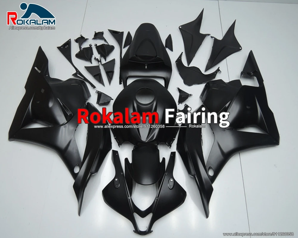 

Комплект кузова мотоцикла для Honda CBR600RR F5 2009 CBR 600RR 2011 CBR600 RR 2012, полностью черные обтекатели для мотоцикла (литье под давлением)