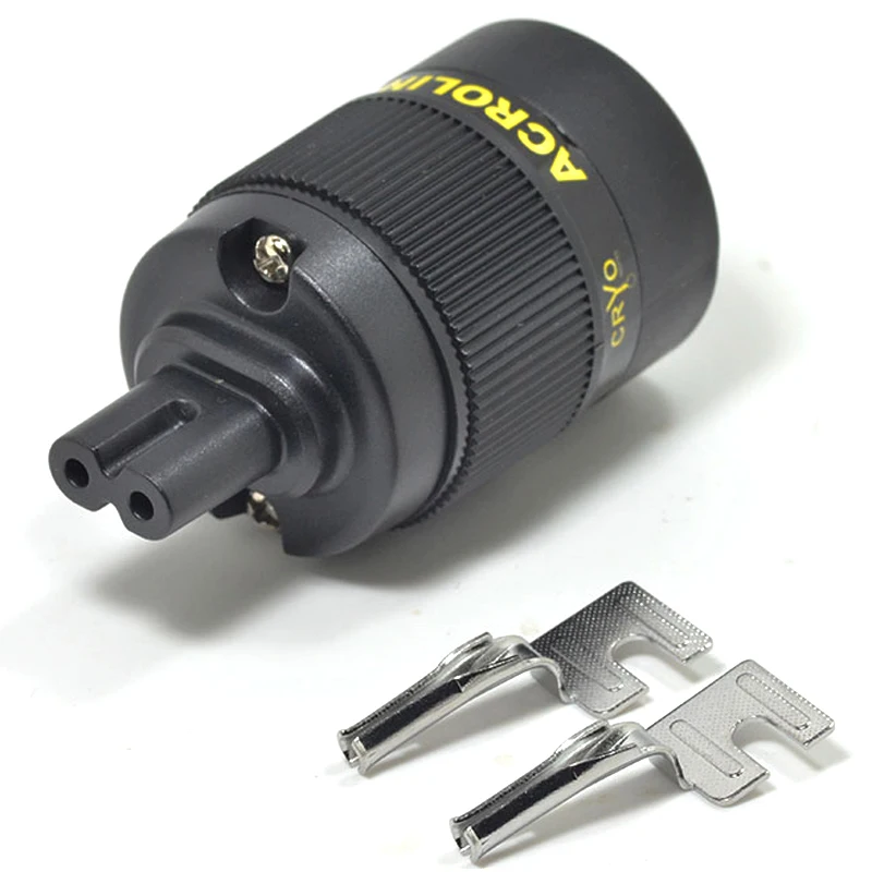 Hifi Figure 8 C7 Power Plug hifi Audio Speaker Amplifier Electrical AC Power Cord IEC Plug Socket Connector