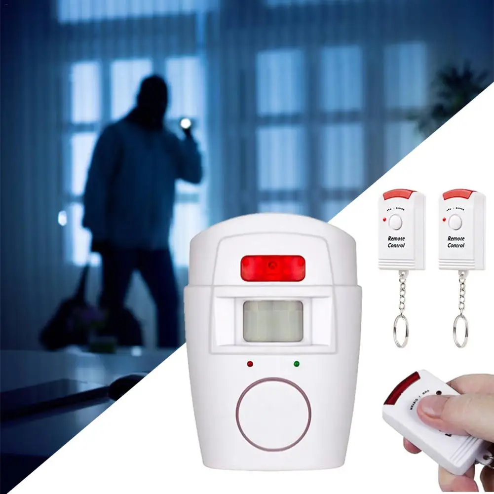 Alarm Pendeteksi Gerak Remote Control Inframerah Nirkabel Jendela Pintu Alarm Rumah Sensor Alarm Gerak Nirkabel Alarm Remote Control