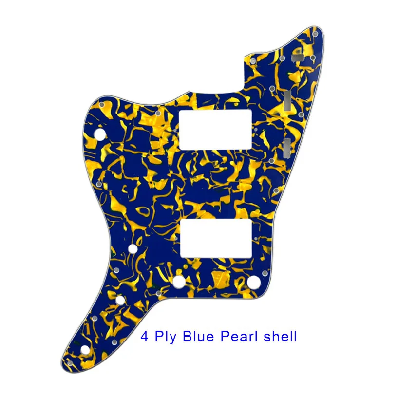 Guitar Parts Pickguards With 13 Screws For Left Handed Fender US Jazzmaster Guitar With PAF Humbucker Scratch Plate Replacement