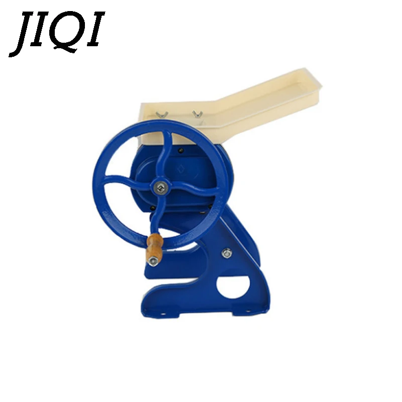 JIQI Manual Meat Grinder Cutter Hand-cranked Slicer Beef Lamp Grinding Chopper Cutting Machine Meatloaf Mincer Food Processor