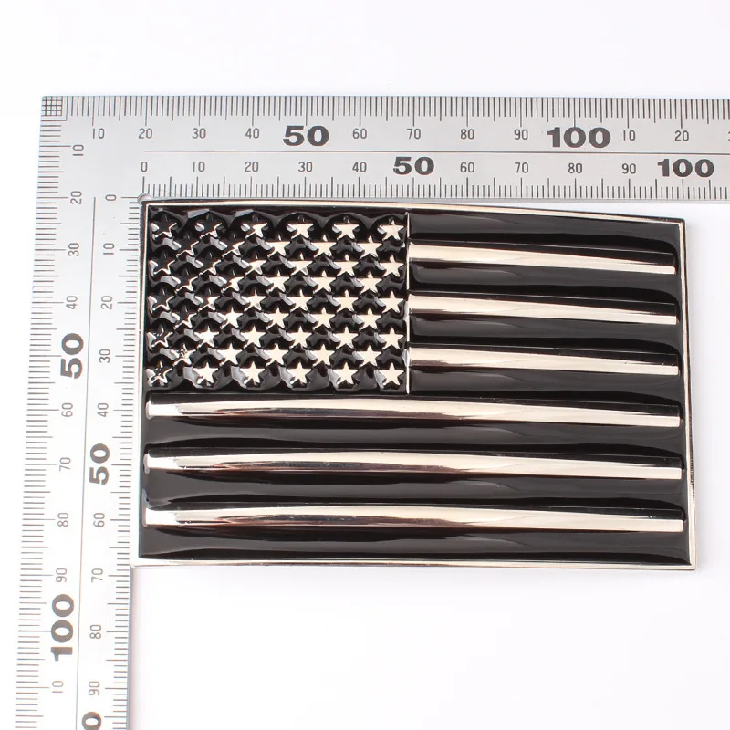 Hitam Bendera Amerika Sabuk Gesper Diam untuk Black Friday Dark End