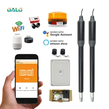 200KG otomatik çift silah elektrikli salıncak kapı kapı açacağı için operatör motoru aktüatör yakın salıncak kapısı açacağı erişim kontrolü