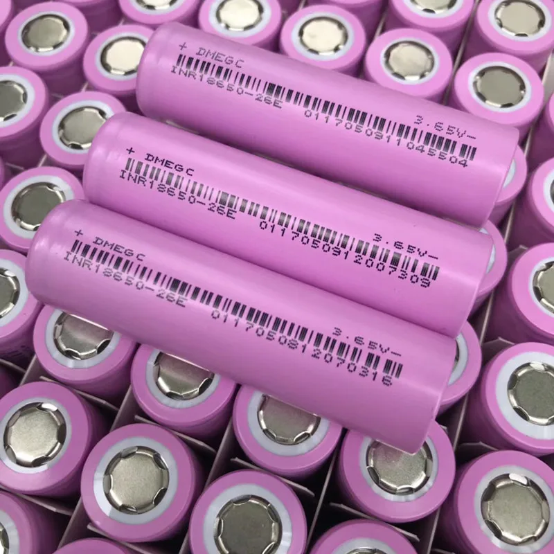 18650 high drain 2600mAh fit battery pack New Original battery MAX discharge 20A Discharge rate 5C 3.7V for electric hand torch